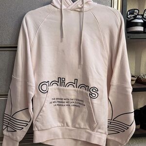 Adidas Men's Light Pink Hoodie
